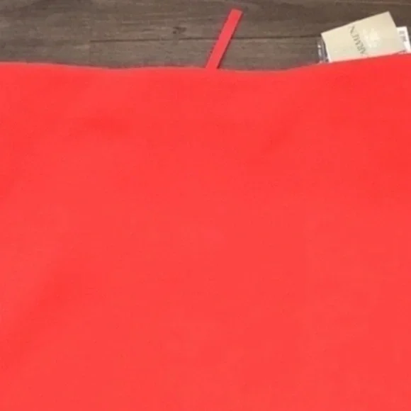 Carmen Marc Valvo Exposed Back Zipper Fitted PencilSkirt NWT